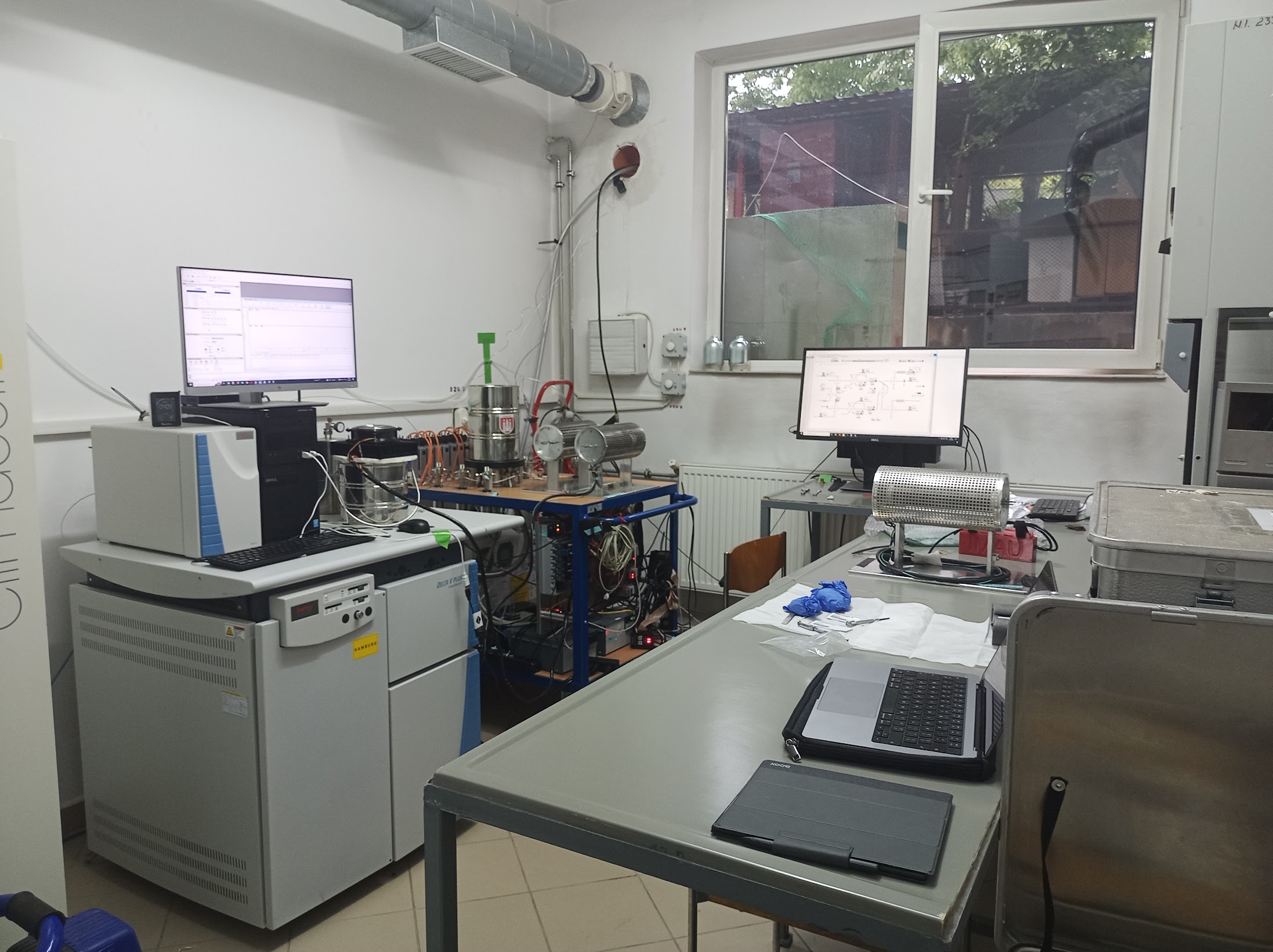 Lab setup in Cluj-Napoca